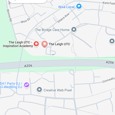 Map of Leigh Academy UTC